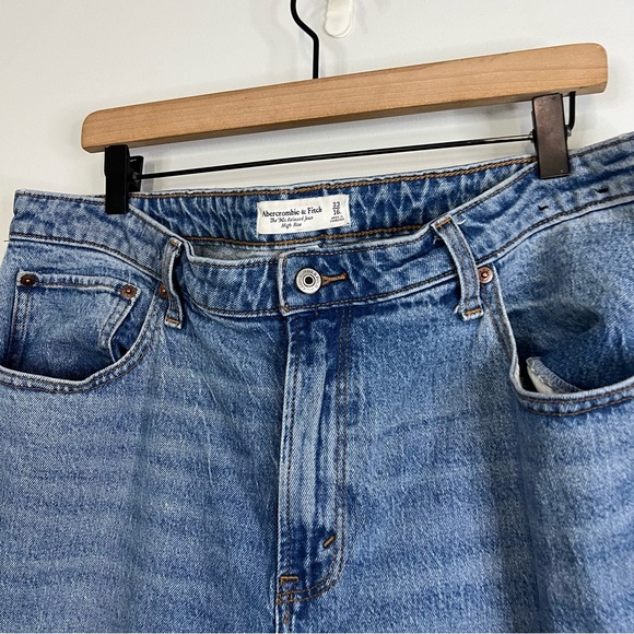 Abercrombie & fitch curve love 90s relaxed high rise jean size 16L - Picture 4 of 8